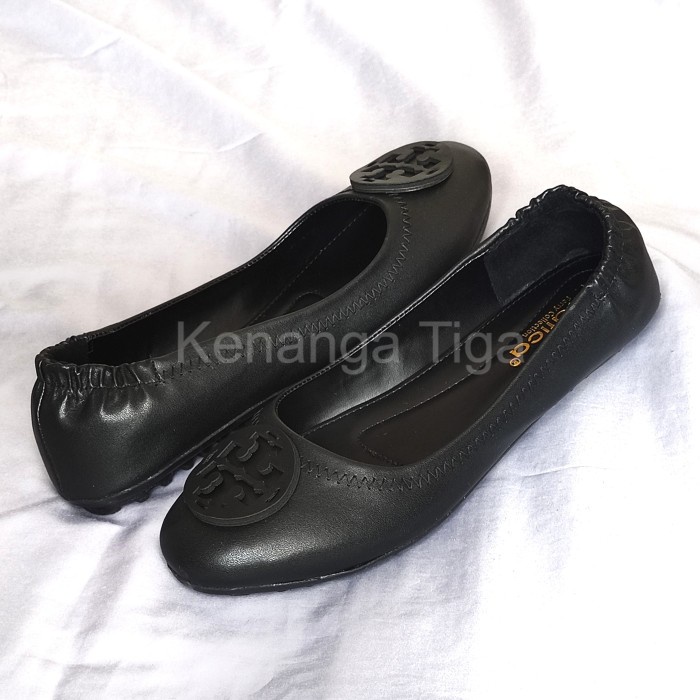 Flatshoes Sepatu Flat / Flat Shoes - Gratica RJ 091 - Hitam, 38(Q2T1) Flatshoes Hitam Sepatu Wanita 