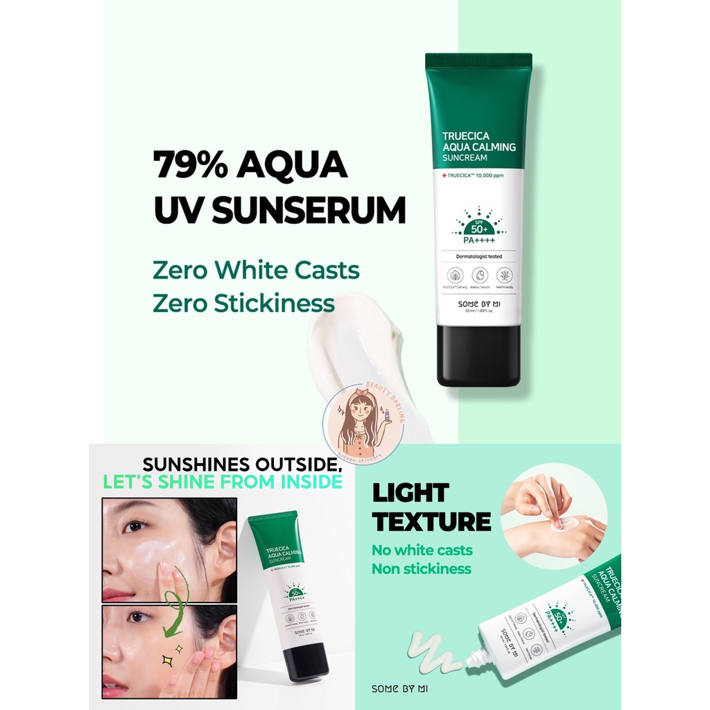 Jual READY SOME BY MI Truecica Aqua Soothing & Calming Sunscreen/Sunblock/Suncream, SPF 50 PA