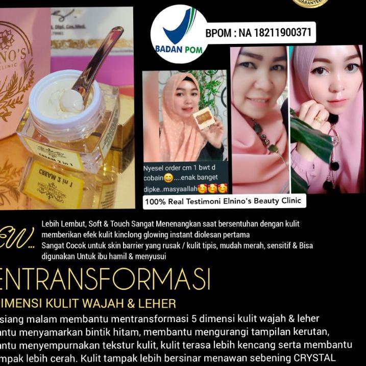 ☺ POWER CRYSTAL LIFT CREAM 2in1 ELNINO'S BEAUTY CLINIC  ➻
