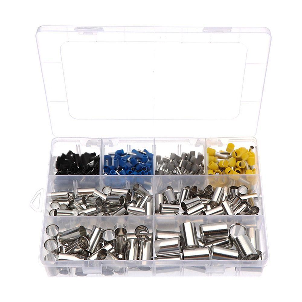 TOP Terminal Crimp Kabel Ferrules Uninsulated Wire Connector Wire Ferrules Kits