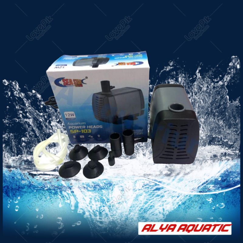 mesin pompa celup aquarium kolam SEA STAR SP 103 waterpump submersible pump