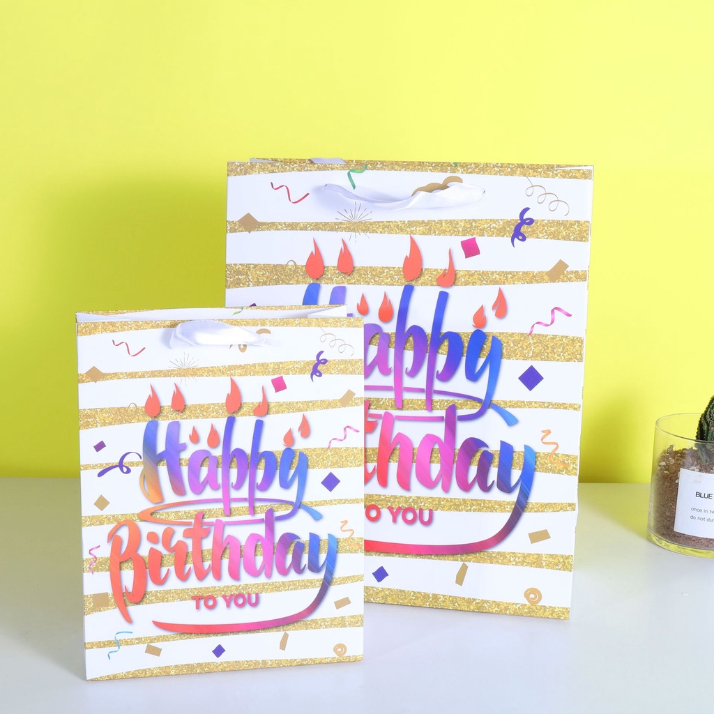 

Agftoys Goodie Bag Happy Birthday Paperbag Cute Gift Bag