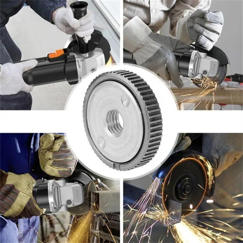 Lanfy Locking Plate Chuck Quick Release Untuk M14 Angle Grinder Power Pengganti Chuck Power Alat Aksesoris Poles Disc Nut Clamp Device