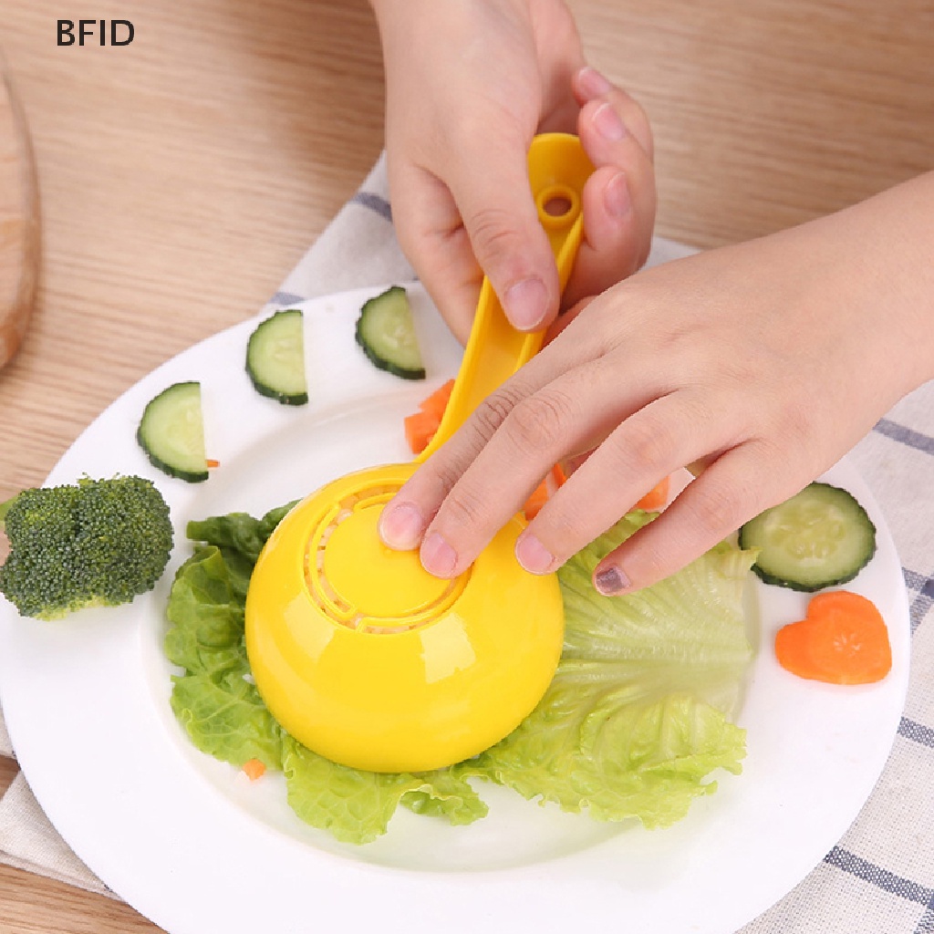 [BFID] Bahan Food Grade Portable Cetakan Sendok Nasi Kuning Setengah Lingkaran Rice Ball Mold Rice Ball Spoon Round Sushi Spoon Mold [ID]