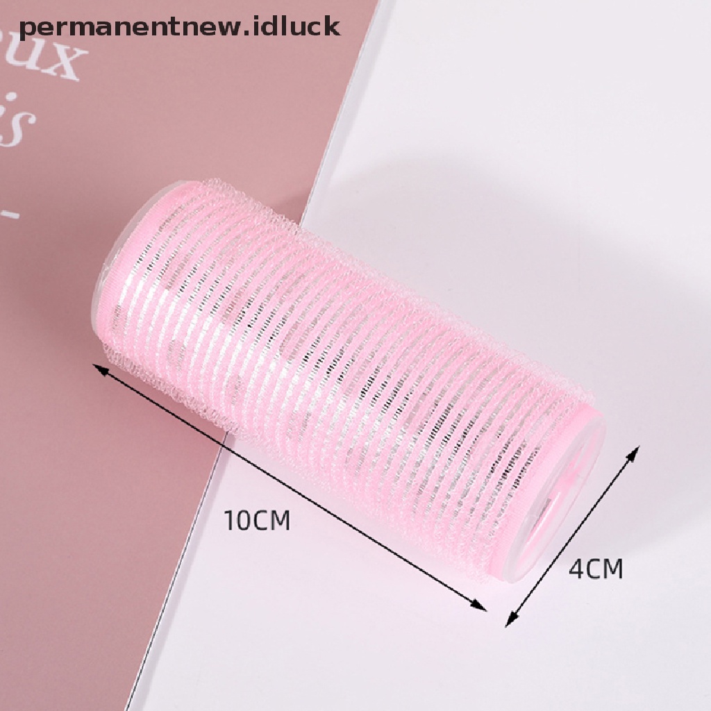 [luckypermanentnew] 4size Rol Rambut Pengeriting Rambut Lazy Curler Hair Roller Dengan Lembaran Aluminium [ID]