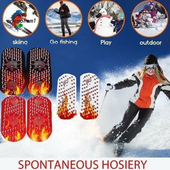 self heating tourmaline therapy socks / Kaos Kaki Magnetik