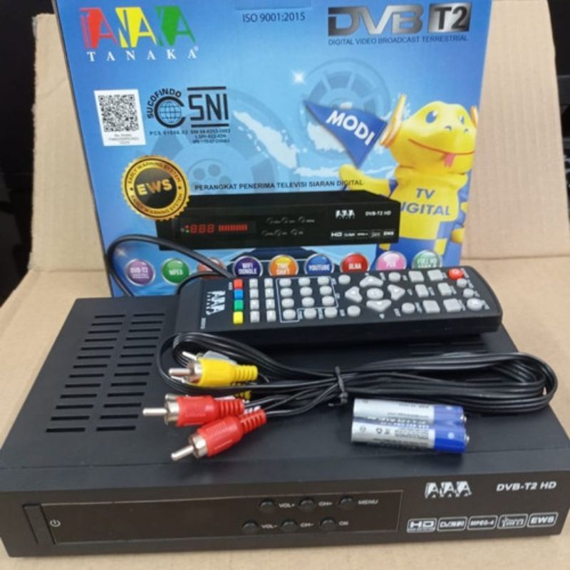 SET TOP BOX SIARAN TV DIGITAL TANAKA STB TV DIGITAL DVB T2