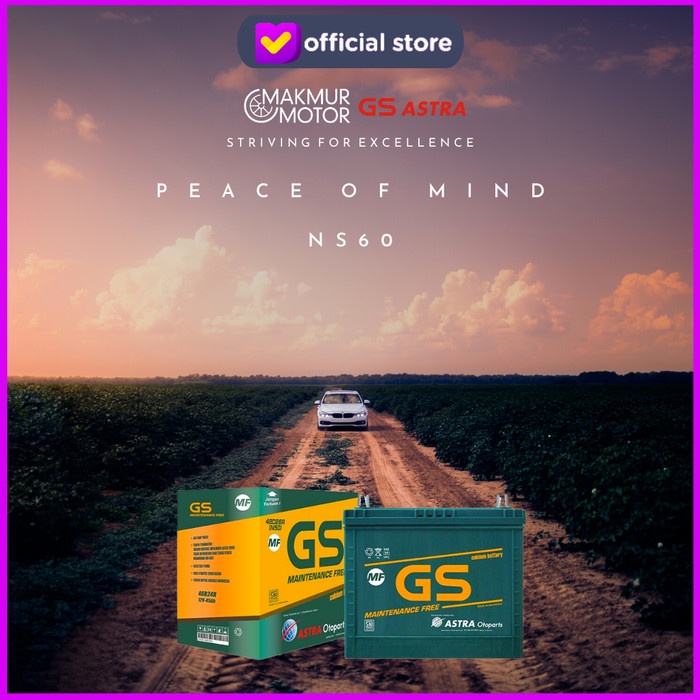 Aki Mobil Kering GS MF NS60