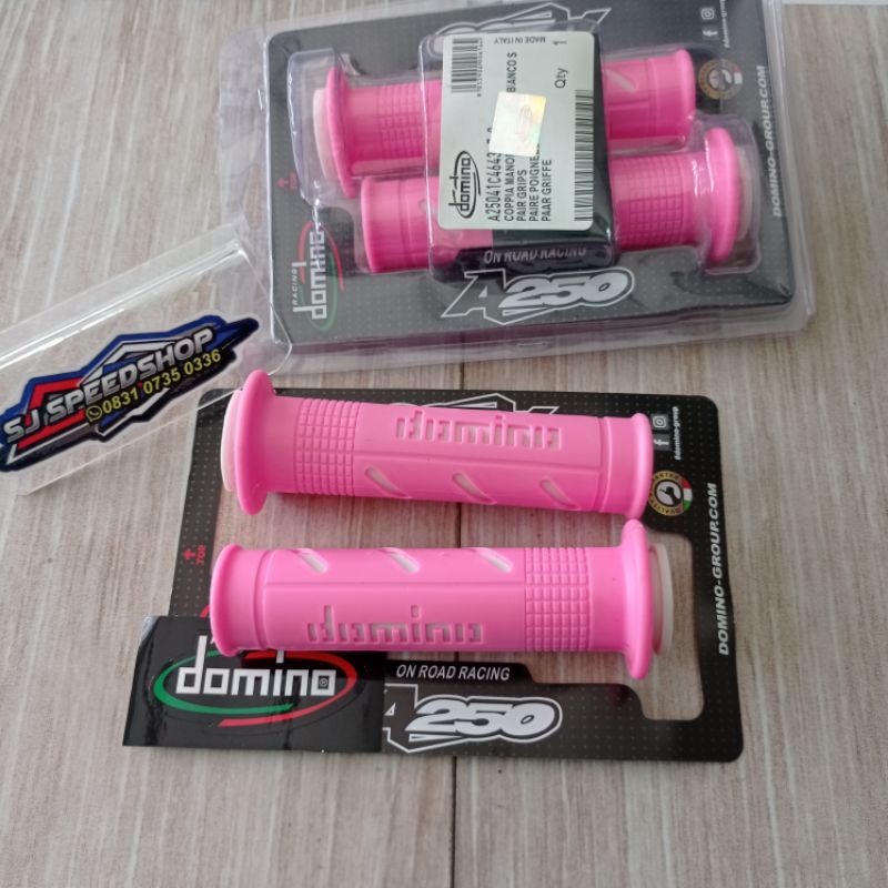 handgrip domino warna pink, handgrip motor warna pink