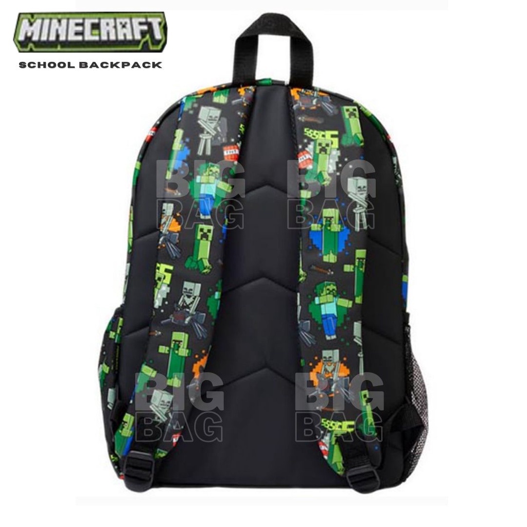 PTS - RANSEL COWO - TAS MINECRAFT BACKPACK - Ransel SEKOLAH ANAK - RANSEL MINECRAFT