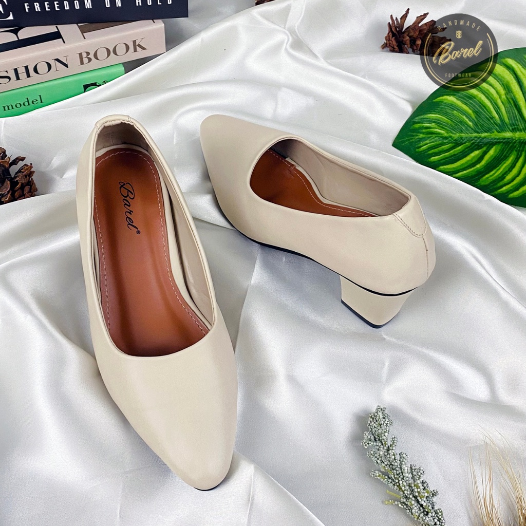 Barel - viola Sepatu Mules sepatu heels Wanita sepatu pesta wanita sepatu kerja wanita Pantofel Sepatu Kantor Heels Wanita