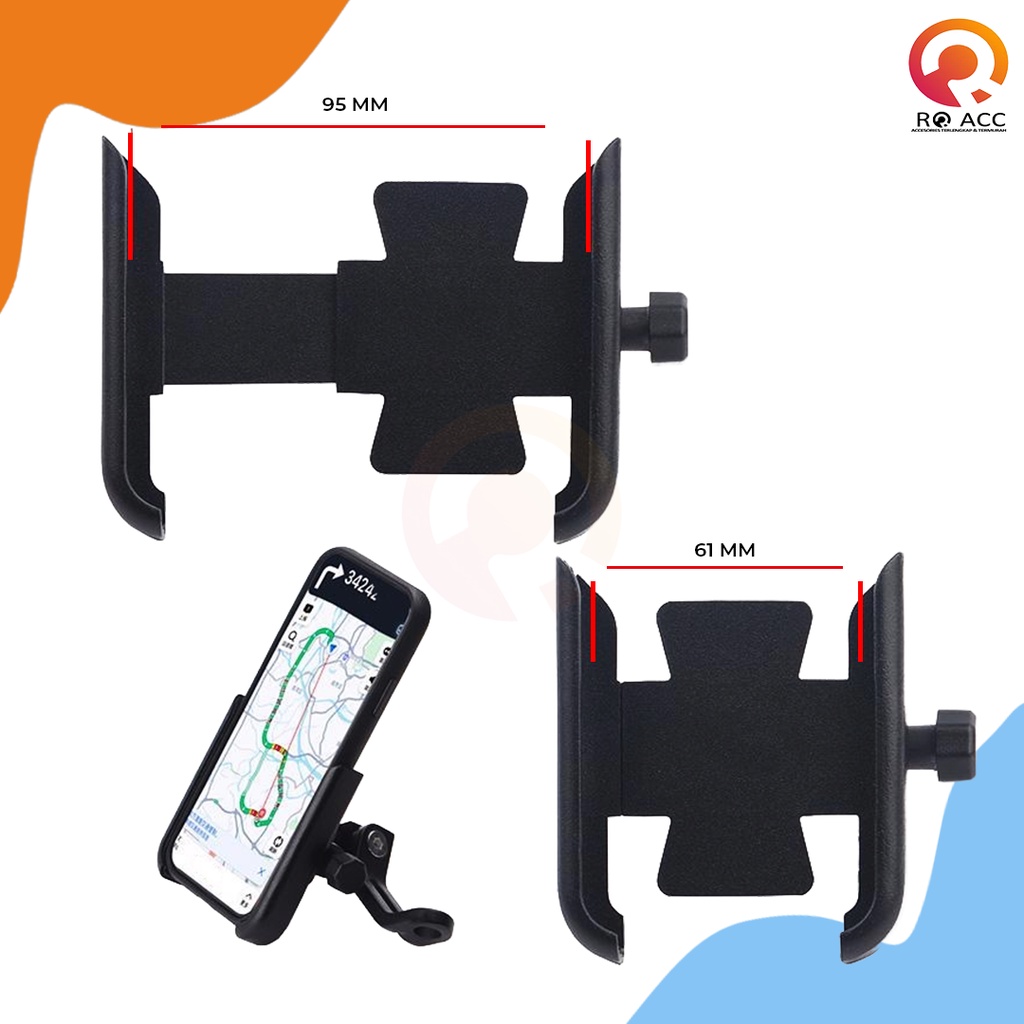 [RO ACC] NVN-PH20 / PH21 PHONE HOLDER / PEGANGAN HP DI MOTOR