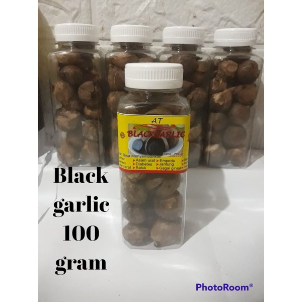 

black garlik bawang tunggal oven 100 gram