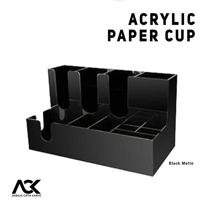 Jual Paper Cup Holder Acrylic Custom Shopee Indonesia