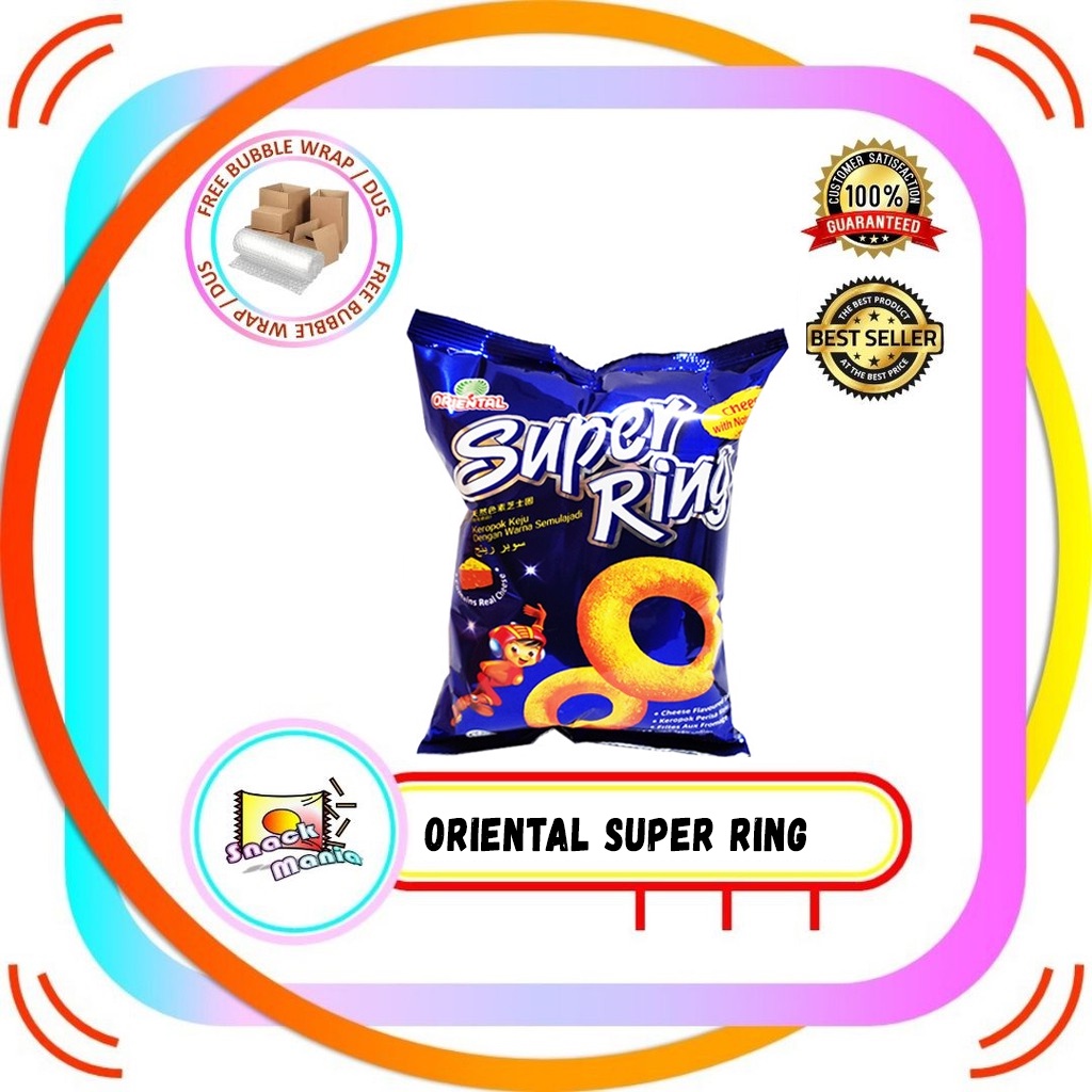 

Oriental Super Ring Cheese Snack Keju 60 gr Bag