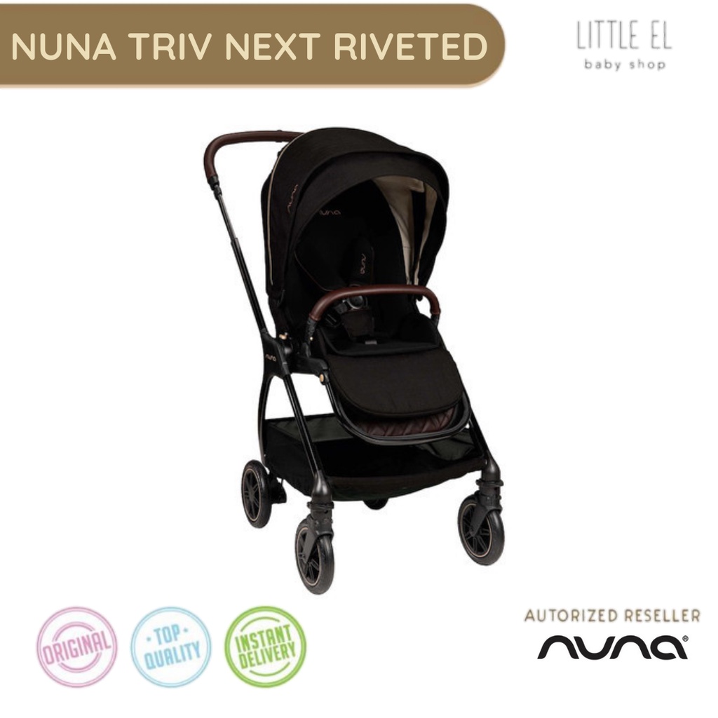 Nuna Triv Next  Riveted Stroller - Nuna Triv Next Riveted Special Edition Kereta Dorong Bayi Mudah d