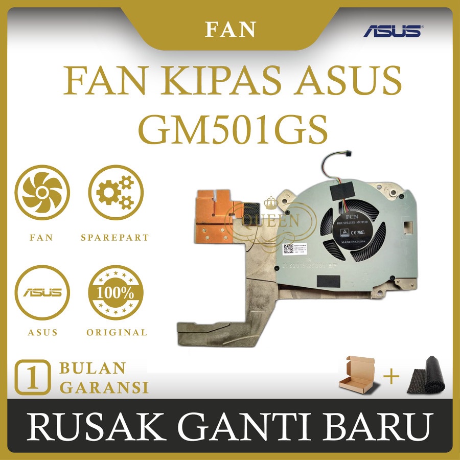 FAN KIPAS LAPTOP ASUS Zephyrus M GU501 GU501G GU501GM (GPU) ORIGINAL