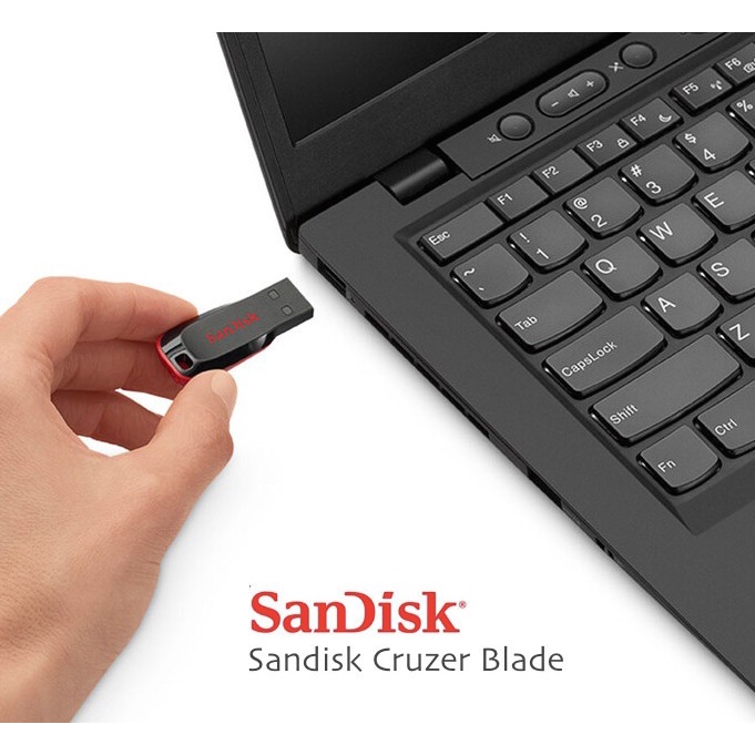 Flashdisk Sandisk 16 GB Cruzer Blade USB 2.0 Flash Drive