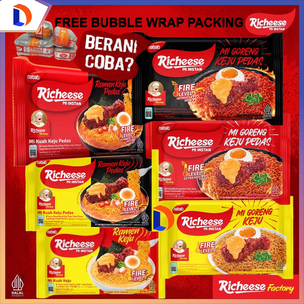 

Mie instan Richese all varian & all level