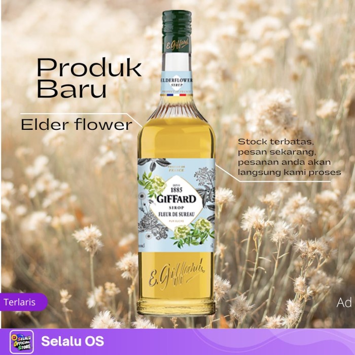 

GIFFARD ELDER FLOWER SYRUP - 1L