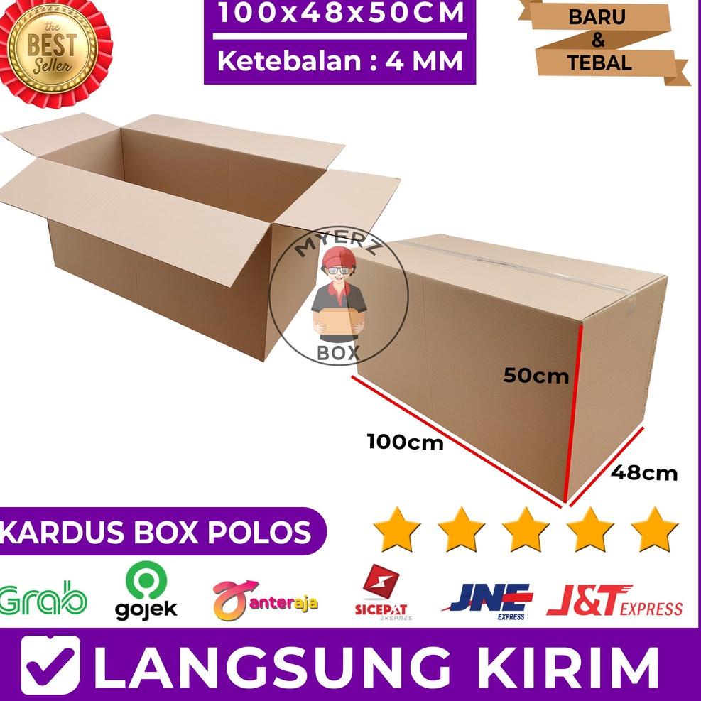

Best Kardus Besar Jumbo – Karton Box Polos 100 x 48 x 50 Packing Pindahan 08O