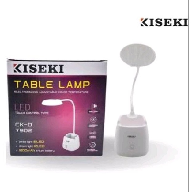 Kiseki Lampu Meja Belajar Charge Portable Terang K-7902