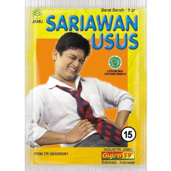

JAMU SARIAWAN USUS GUJATI (isi 10 sachet)