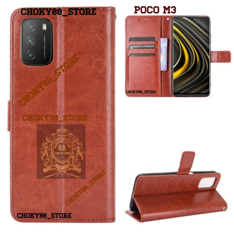 Flip Case Dompet Poco M3 M3 Pro X3 X3 Pro F3 F1 C140 X3 GT Flip Cover Magnet Poco Softcase Poco Case
