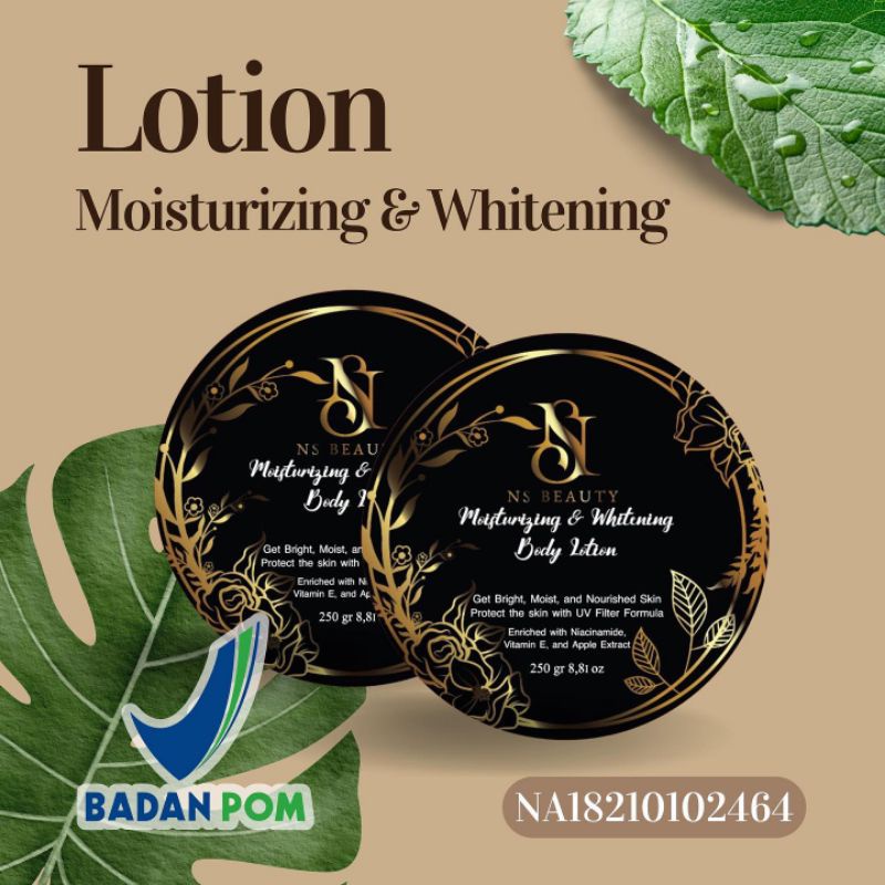 NS BEAUTY LOTION HB pemutih badan BPOM