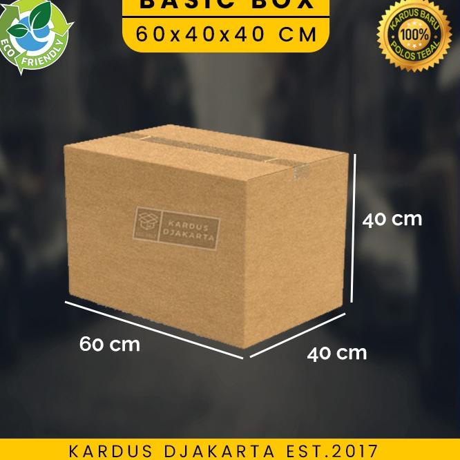 

Murah [Free Gold] KARDUS / KARTON BOX BESAR POLOS Uk. 60x40x40 CM