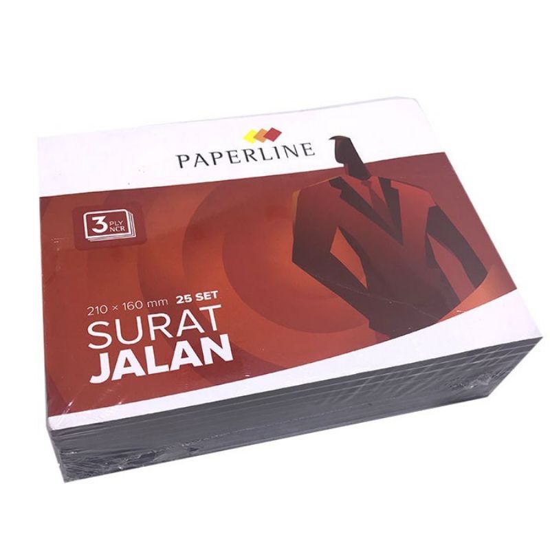 

SURAT JALAN PAPERLINE 3PLY 210X160MM 1BKS ISI 10BUAH(25SET)