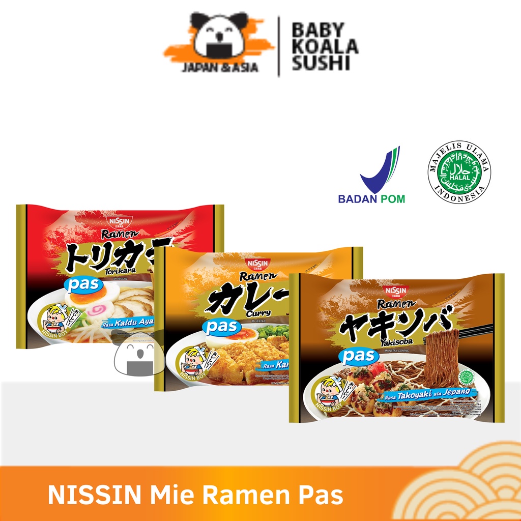 Nissin Ramen Pas Torikara Kaldu Ayam 76g Halal | Curry Jepang  Yakisoba Takoyaki