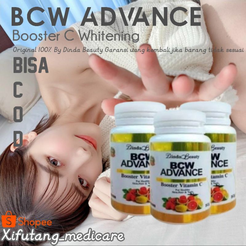BCW ADVANCE Booster C Whitening Original Malaysia By Dinda Beauty Pemutih Wajah Pemutih Tubuh BCW AD