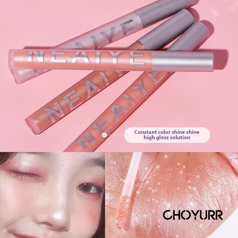 【COD】Highlighter Waterproof/ Contour/ Brighten Liquid /Eyeshadow Liquid Tahan Lama Pearl Glitter Powder Nose Shadow Korean Original-CH