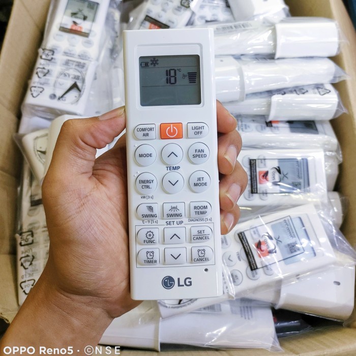Akon Remot Ac Lg Remote Ac Lg Inverter Akb75075801 Original