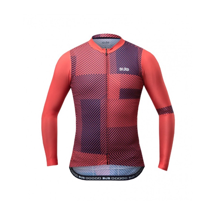 ⭐BISA COD⭐ JERSEY SUB STREAMLINE COLORBLOCK CORAL LONG SLEEVES SUB - S