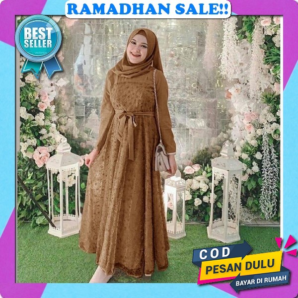 Gamis Remaja Terbaru 2022 Kekinian Big Size Lebaran Hits Simple J9L6 Ceruty Model Sekarang Viscose P