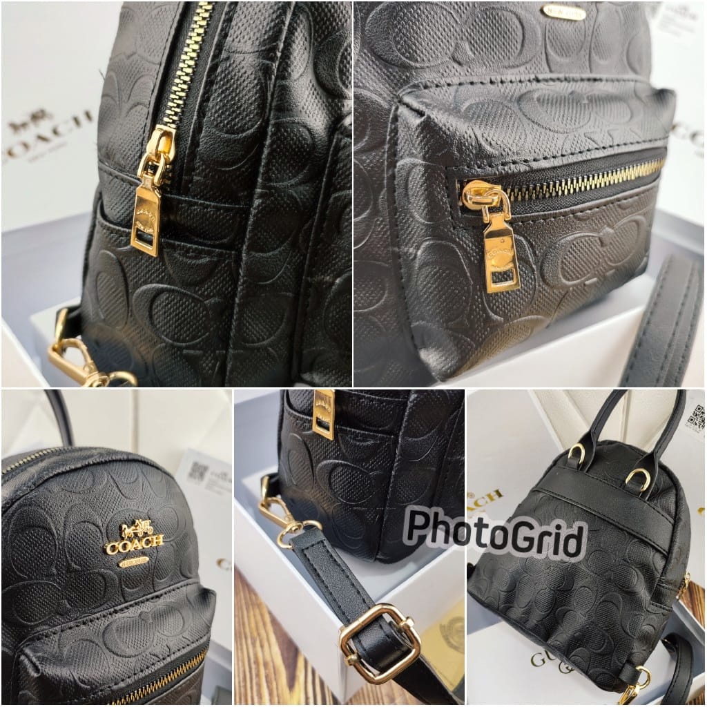 RANSEL WANITA COAC IMPORT TERBARU - tas ransel coach wanita full embos - coach Women's backpack fashion backpack VIBELLESHOPBAGS 1739