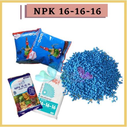 PUPUK NPK MUTIARA / PRIMA 16 16 16  PERTUMBUHAN BIBIT BENIH OK Kemasan Repacking 500 gram MURAH