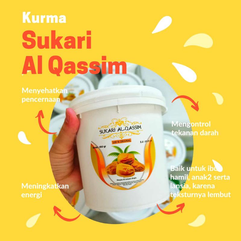

[ GLOSIR ]KURMA SUKARI PREMIUM kemasan ember