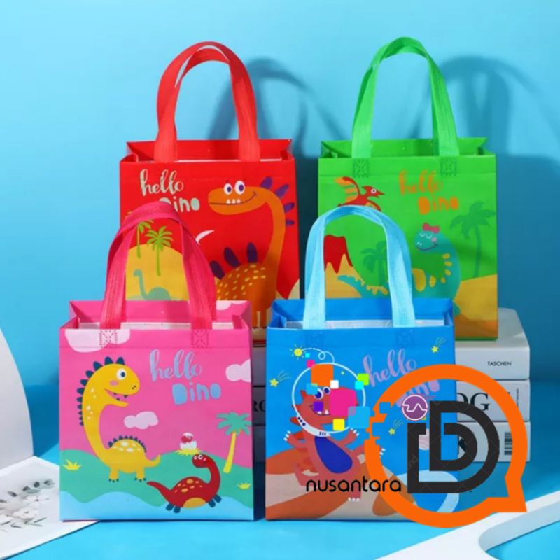 

Tas Souvenir Ulang Tahun / Goodie Bag / tas ultah karakter / Tas Ulang Tahun dinosaurus - S