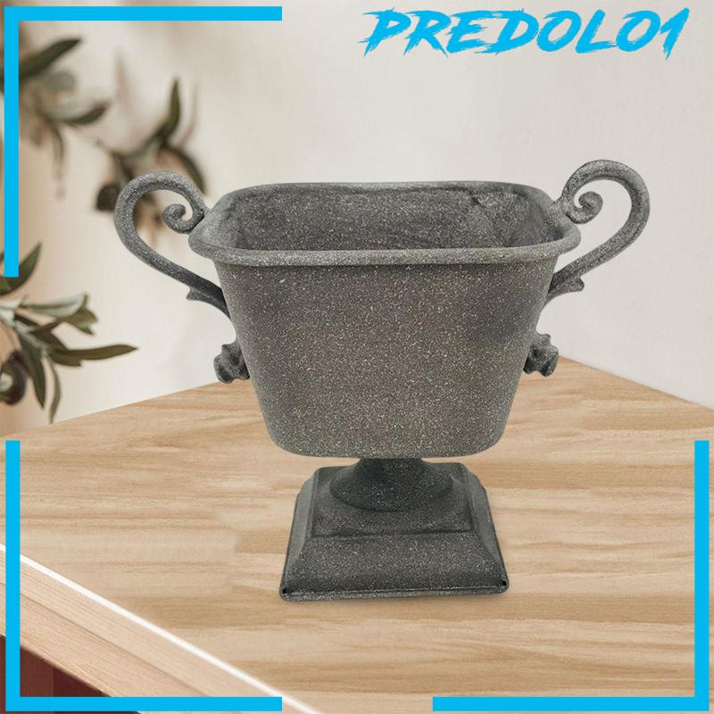 [Predolo1] Pot Bunga Besi Rustic Hiasan Meja Tabletop Centerpieces