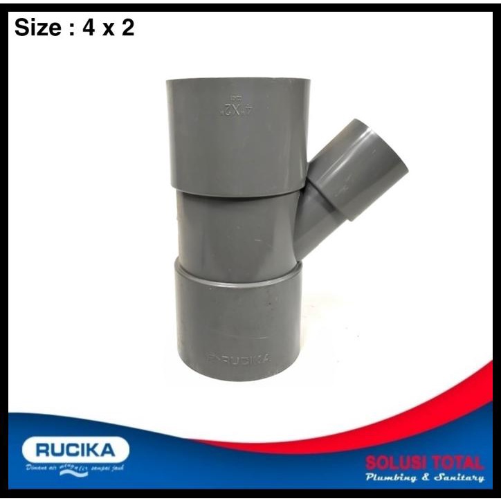 Y Branch Aw 4 X 2 Inch Y 45 4 X 2" Rucika