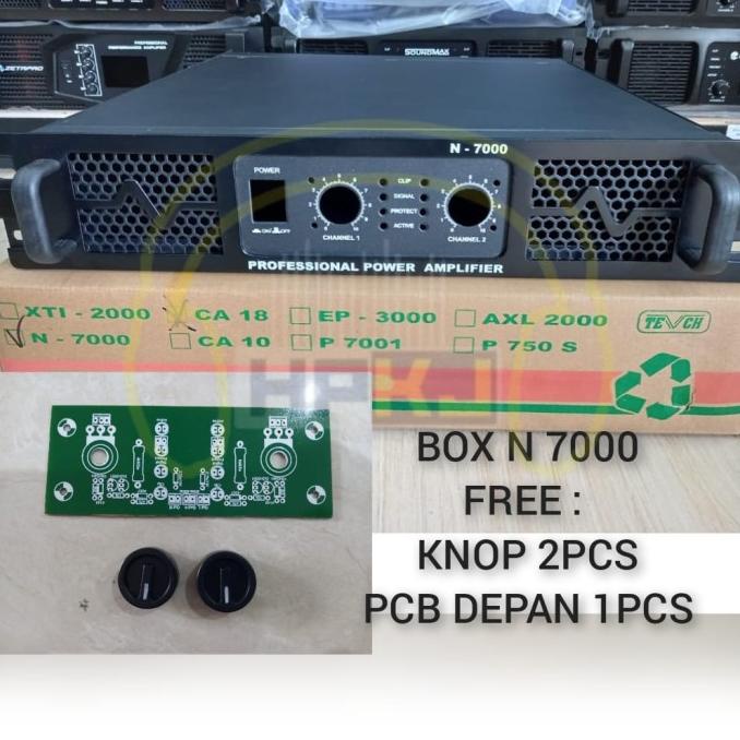 BOX POWER AMPLIFIER 2channel N 7000 Box power amplifier 2u N7000 .