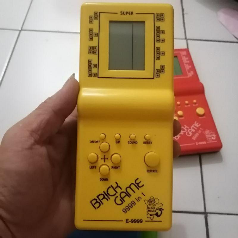 Game konsol gameboy Game bot mainan tetris jadul anak brick gamebot