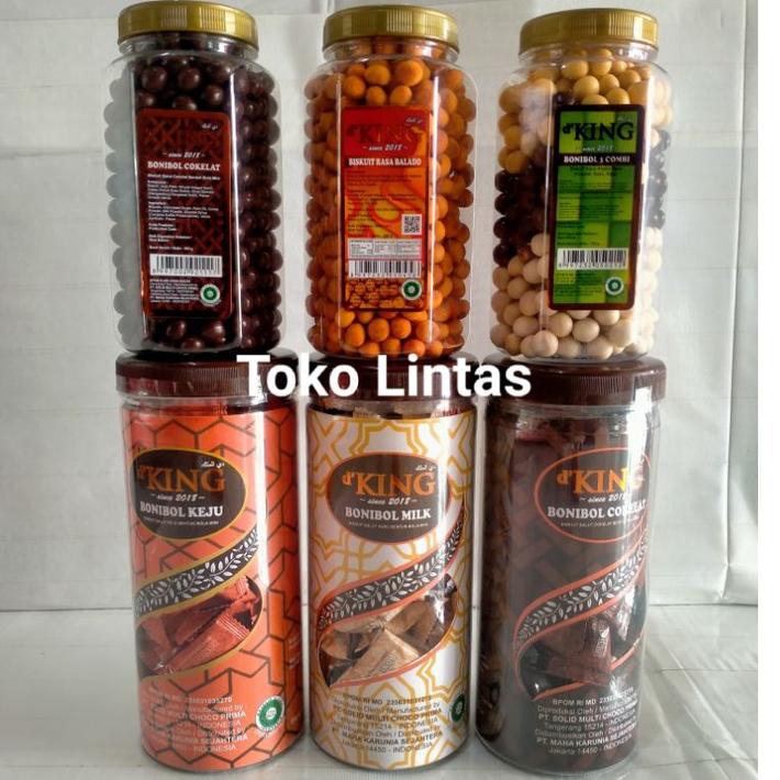 

Promo - Bonibol Biskuit Salut Cokelat per Toples D'King / Cokelat 3 Combi Bola Mini ♥