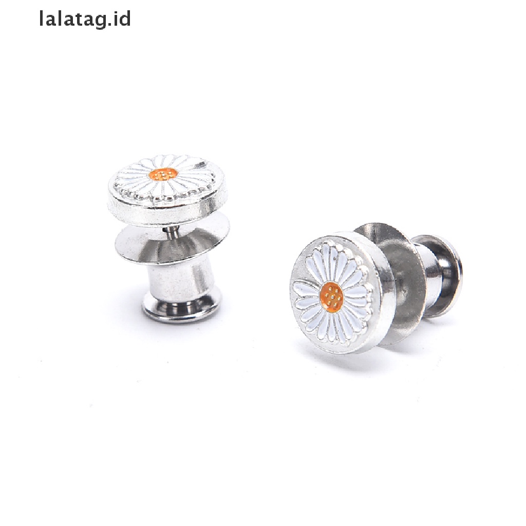 [lalatag] 1set DIY Invisible Adjust Button Metal Jeans Waist Gesper Yang Dapat Dilepas Kancing Pinggang [ID]