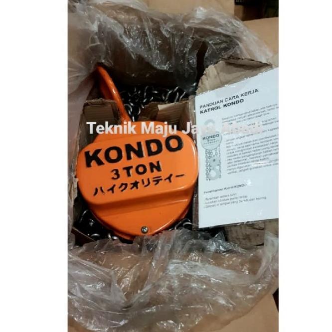 Kondo Chain Block / Takel 3Ton X 3Meter