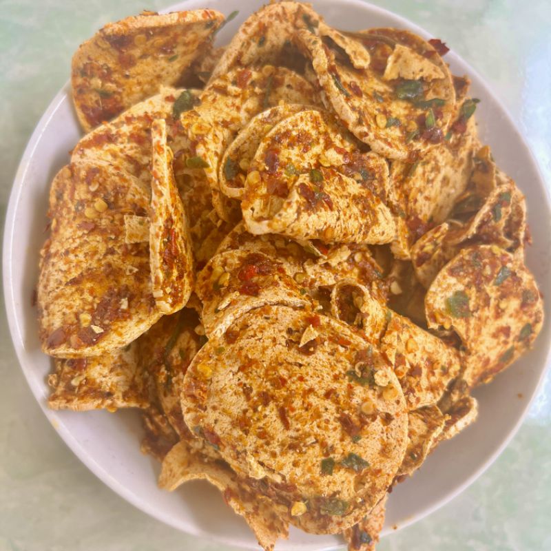

Basreng Koin Daun Jeruk 1 KG Renyah bumbu lebih banyak