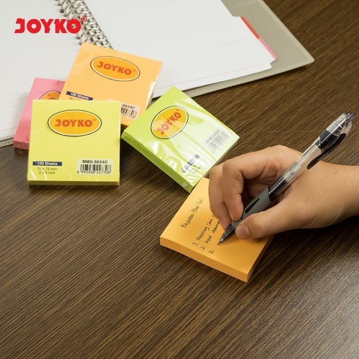 Memo Stick / Sticky Notes / Kertas Memo Tempel Joyko MMS-0654C 654C